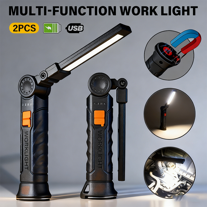 Outdoor Adventure Trips - Taşınabilir COB LED El Feneri USB