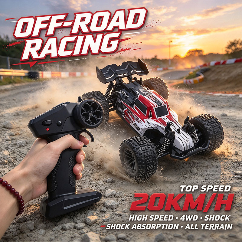 Outdoor Adventure Kit For Kids - Yeni RC Araba, 20 KM/saat Hızında,