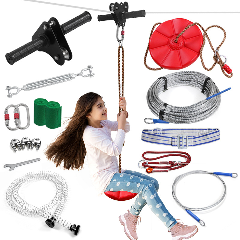 Outdoor Adventure Kit For Kids - Zipline Seti, Çocuklar İçin Açık Hava