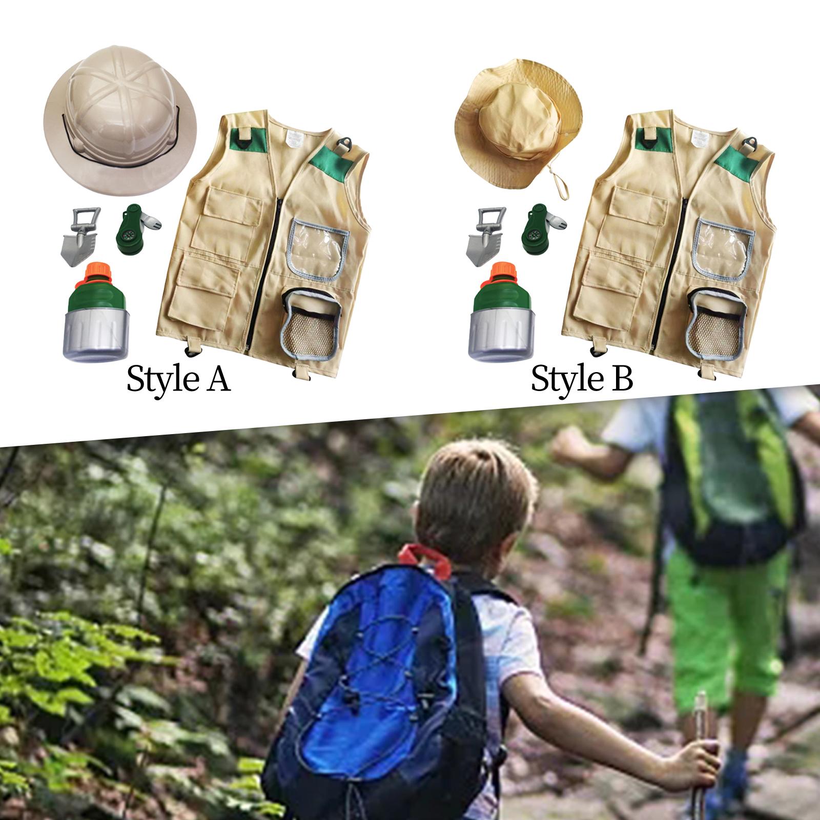 Outdoor Adventure Kit For Kids - Açık Hava Macera Seti: Yelek, Şapka,